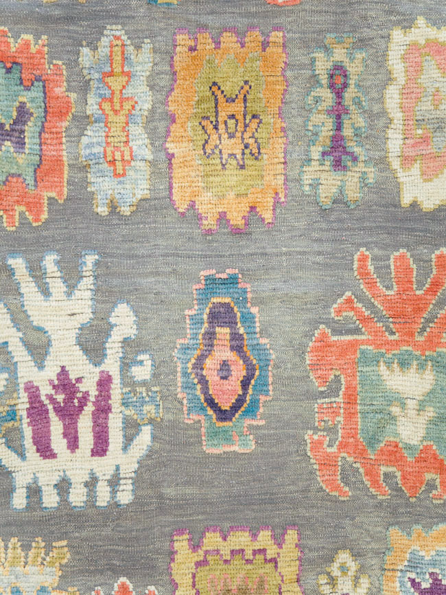 Contemporary Turkish Oushak Carpet, No.28218 - Galerie Shabab