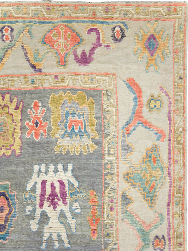 Contemporary Turkish Oushak Carpet, No.28218 - Galerie Shabab