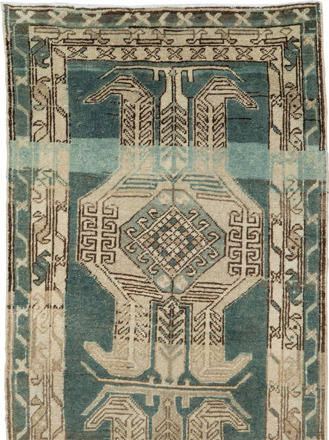 Vintage Persian Heriz Runner, No.28224 - Galerie Shabab