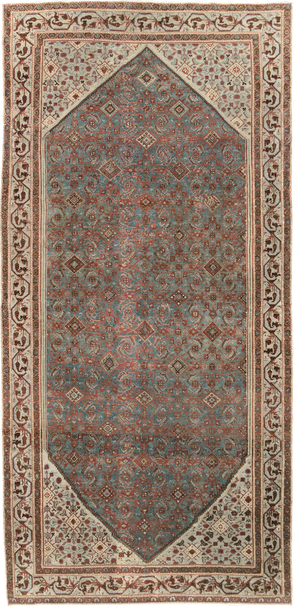 Antique Persian Malayer Gallery Carpet, No.28227 - Galerie Shabab