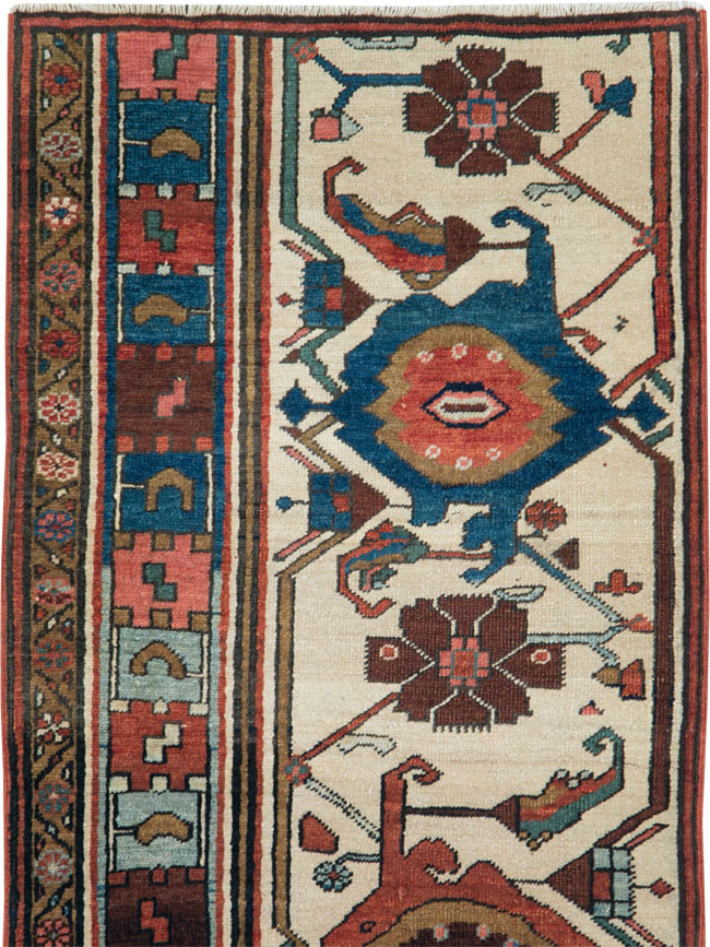 Antique Persian Serapi Wagireh Sampler Rug, No.28230 - Galerie Shabab