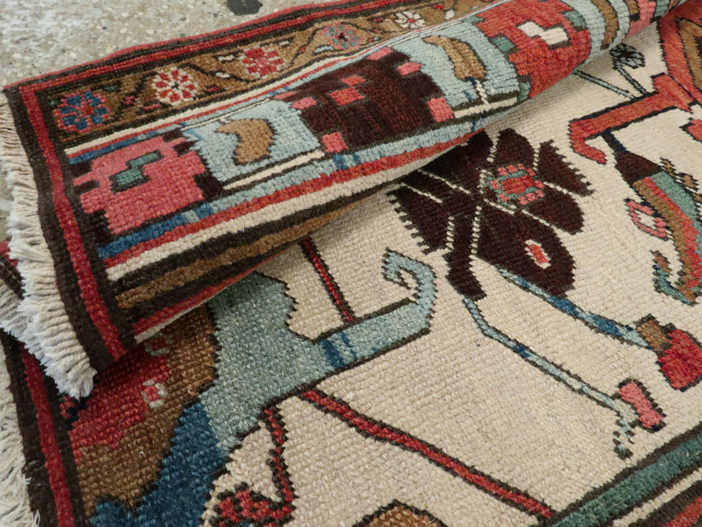 Antique Persian Serapi Wagireh Sampler Rug, No.28230 - Galerie Shabab