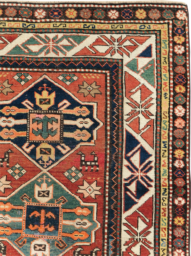 Antique Caucasian Kazak Rug, No.28233 - Galerie Shabab