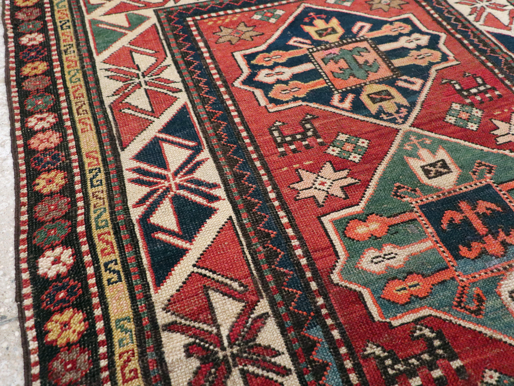 Antique Caucasian Kazak Rug, No.28233 - Galerie Shabab