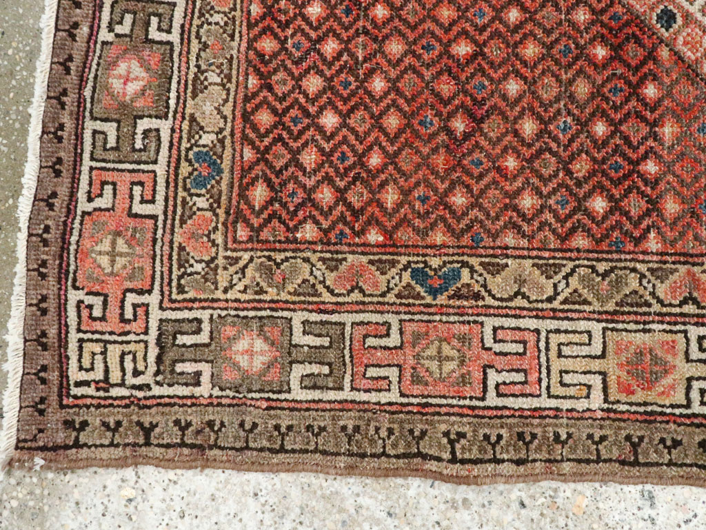 Antique Persian Malayer Throw Rug, No.28234 - Galerie Shabab