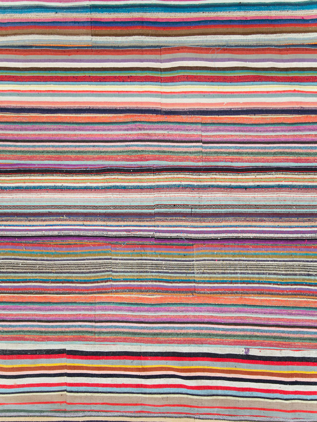 Modern Turkish Flatweave Rug, No.28249 - Galerie Shabab