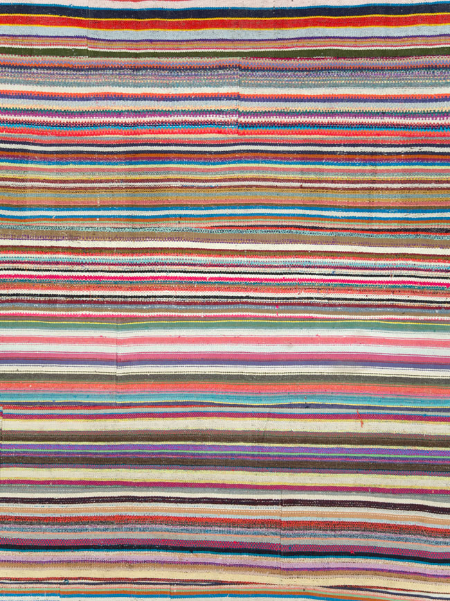 Vintage Turkish Flatweave Kilim , No.28251 - Galerie Shabab