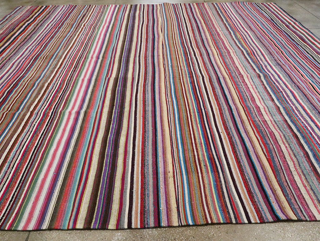 Vintage Turkish Flatweave Kilim , No.28251 - Galerie Shabab