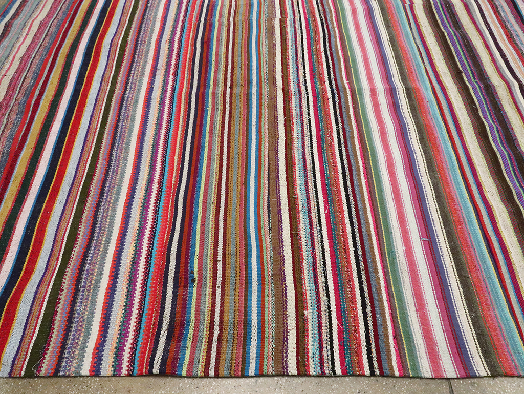 Vintage Turkish Flatweave Kilim , No.28251 - Galerie Shabab