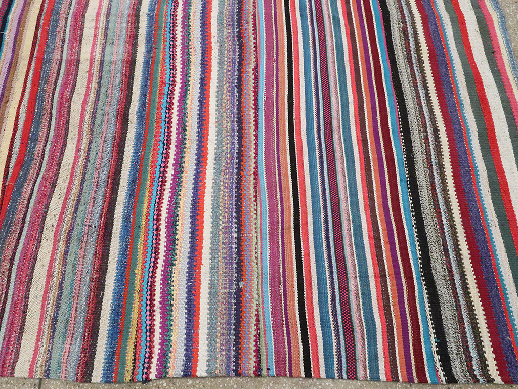 Vintage Turkish Flatweave Kilim , No.28251 - Galerie Shabab