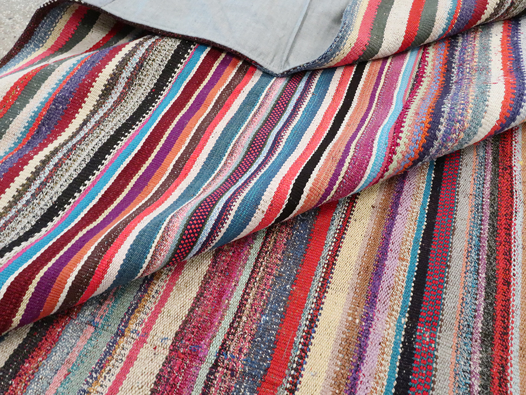 Vintage Turkish Flatweave Kilim , No.28251 - Galerie Shabab