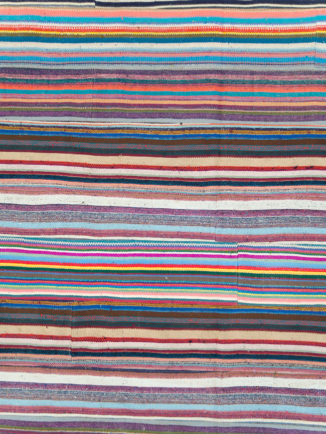 Vintage Turkish Flatweave Kilim , No.28252 - Galerie Shabab