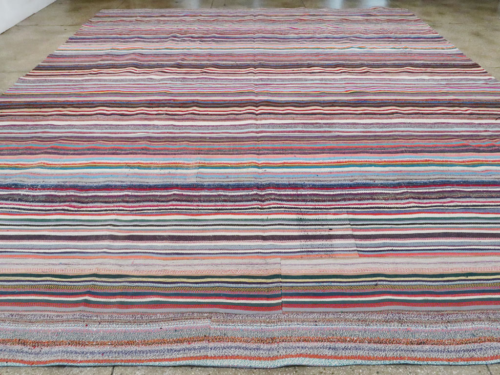 Vintage Turkish Flatweave Kilim , No.28252 - Galerie Shabab