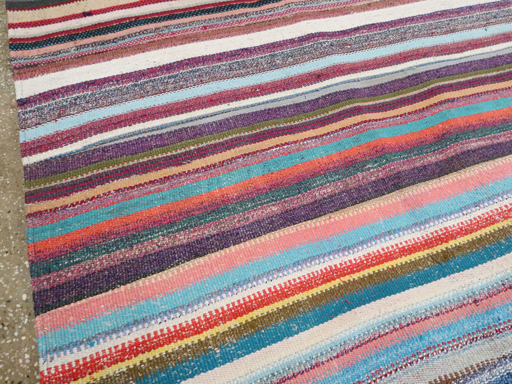 Vintage Turkish Flatweave Kilim , No.28252 - Galerie Shabab