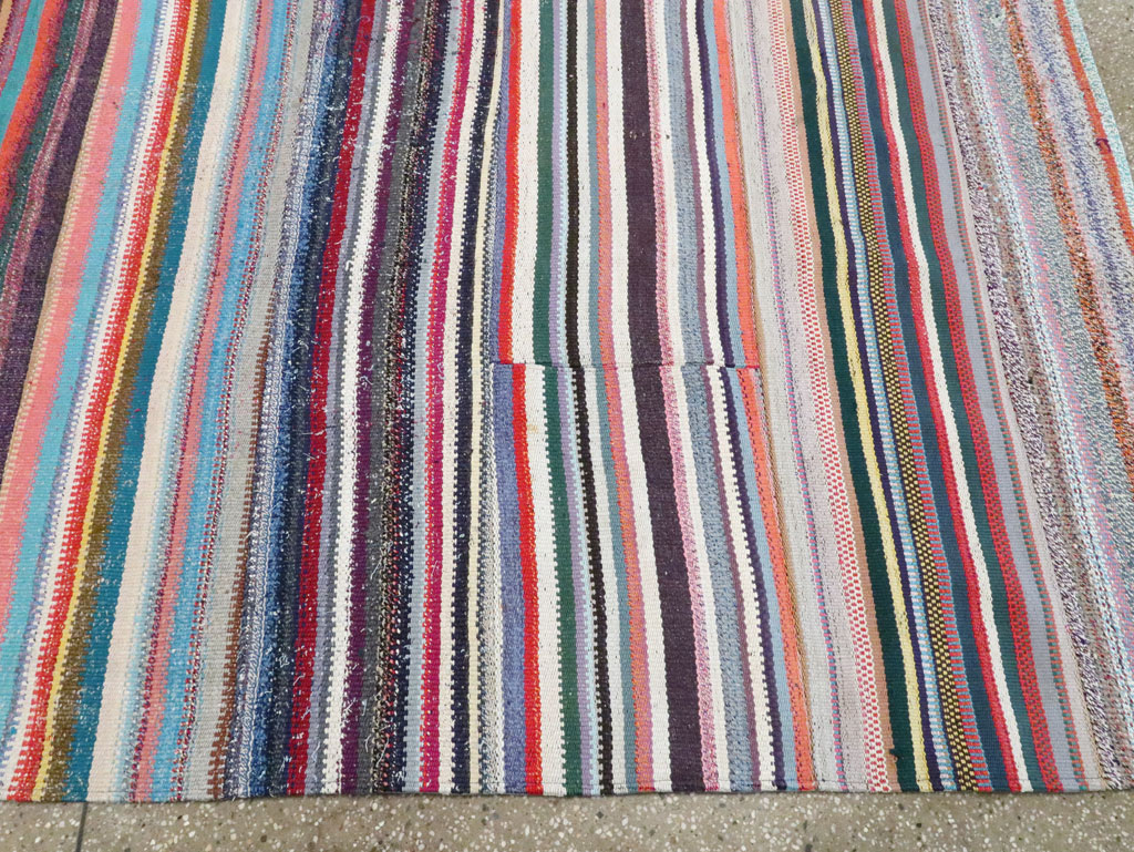 Vintage Turkish Flatweave Kilim , No.28252 - Galerie Shabab