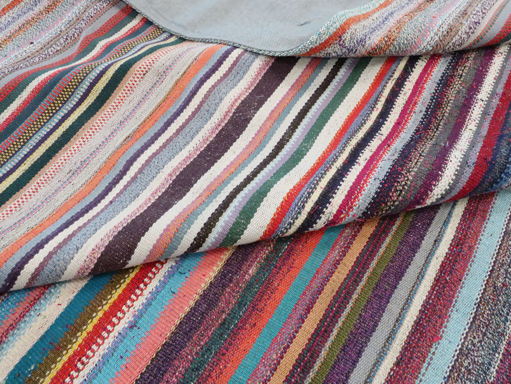 Vintage Turkish Flatweave Kilim , No.28252 - Galerie Shabab