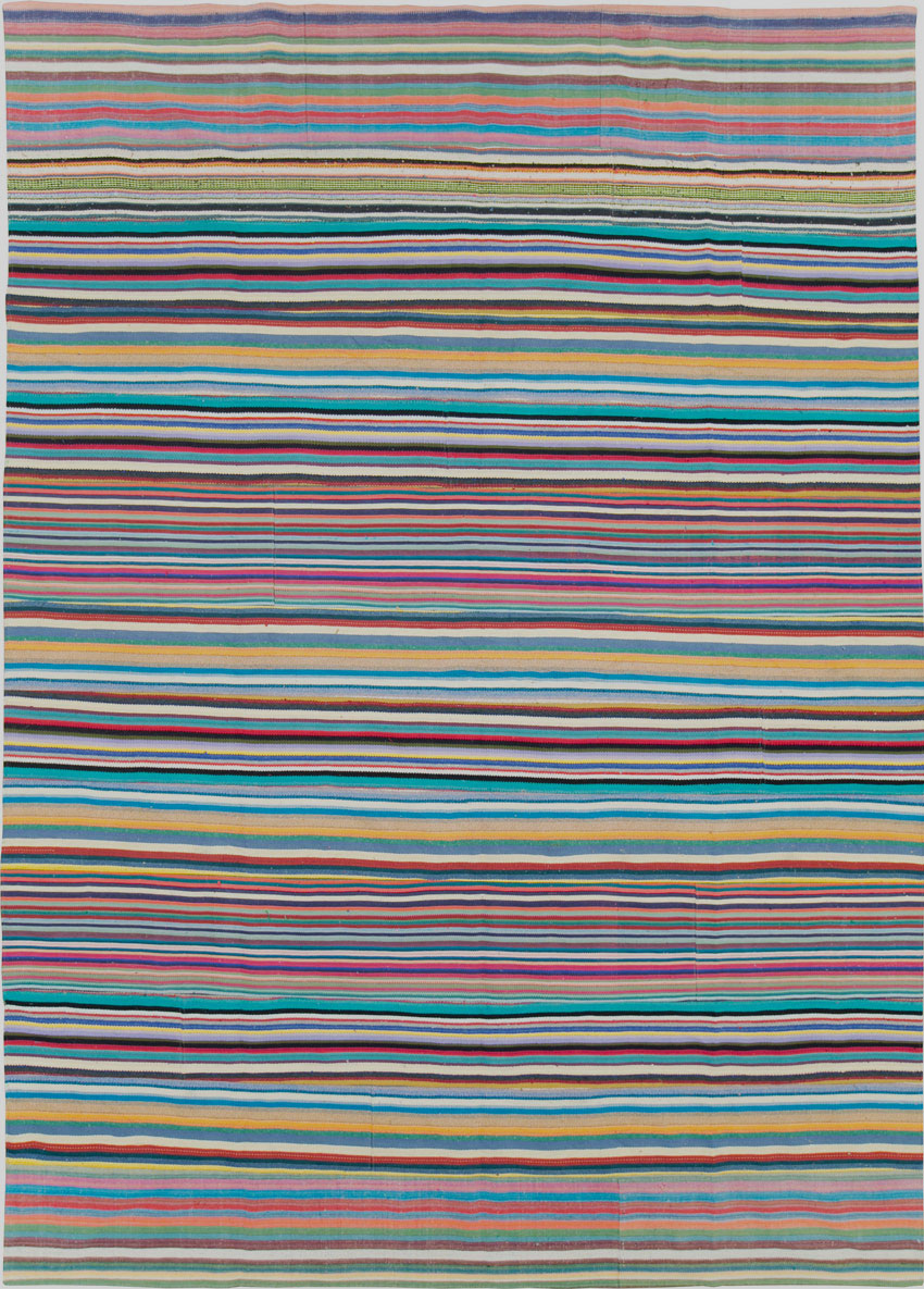 Modern Turkish Flatweave Kilim , No.28254 - Galerie Shabab