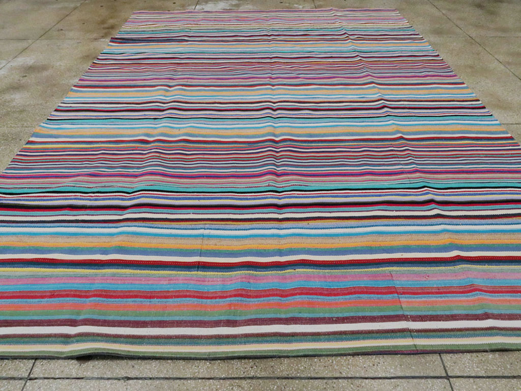 Modern Turkish Flatweave Kilim , No.28254 - Galerie Shabab