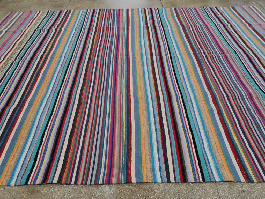 Modern Turkish Flatweave Kilim , No.28254 - Galerie Shabab