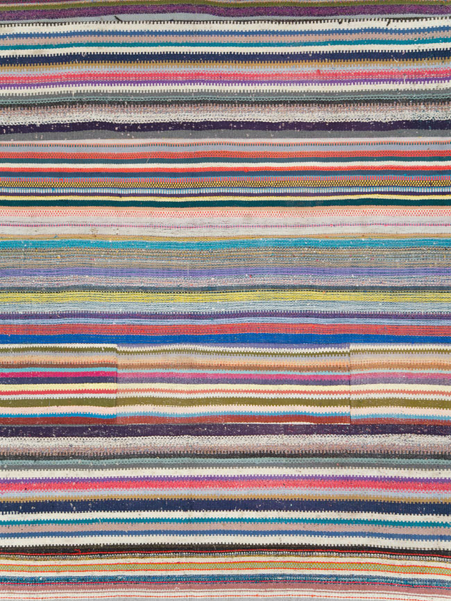 Modern Turkish Flatweave Room Size Carpet, No.28255 - Galerie Shabab