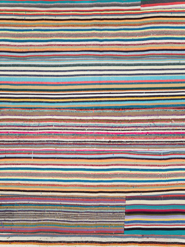 Modern Turkish Flatweave Room Size Carpet, No.28257 - Galerie Shabab