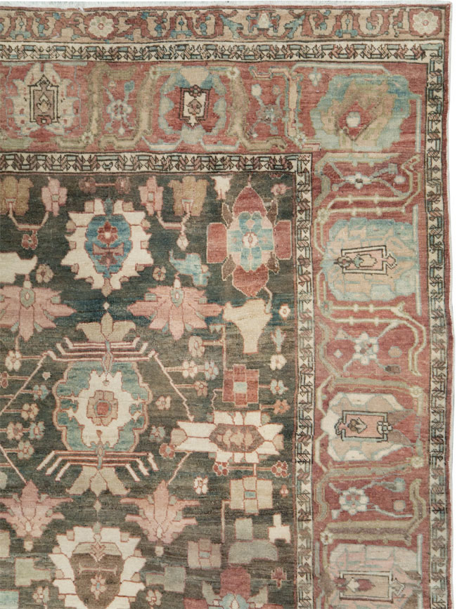 Antique Persian Bakhitari Carpet, No.28259 - Galerie Shabab