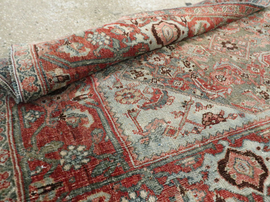 Antique Persian Bidjar Long Runner, No.28260 - Galerie Shabab
