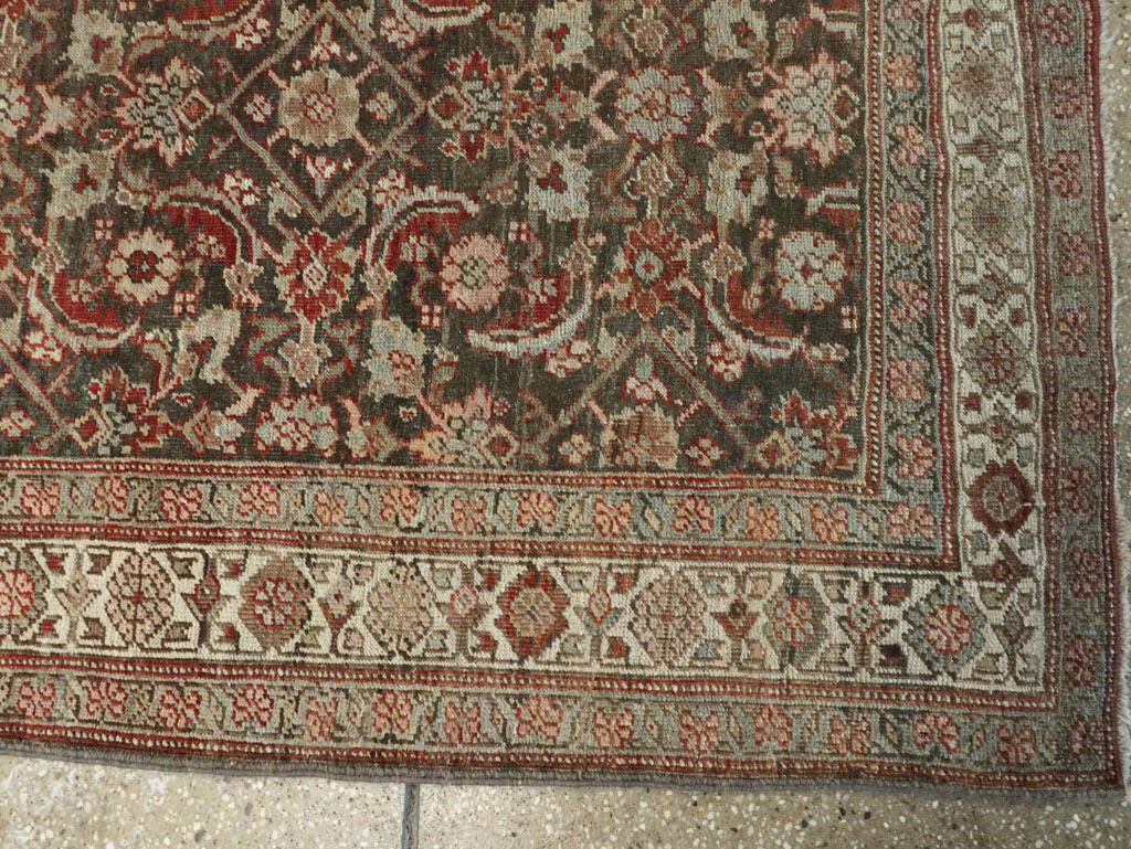 Antique Persian Bidjar Runner, No.28261 - Galerie Shabab