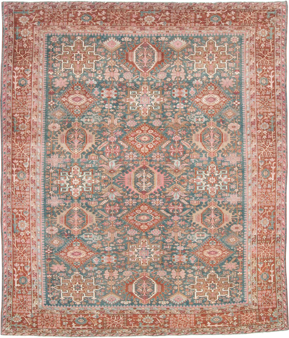 Vintage Persian Karajeh Room Size Carpet, No.28262 - Galerie Shabab