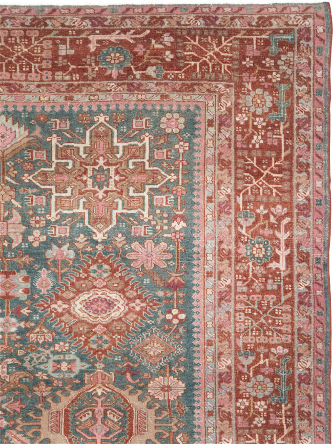 Vintage Persian Karajeh Room Size Carpet, No.28262 - Galerie Shabab