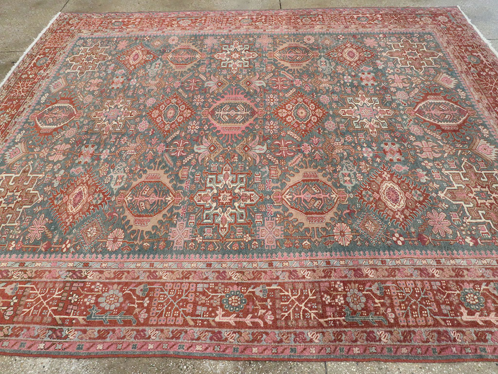 Vintage Persian Karajeh Room Size Carpet, No.28262 - Galerie Shabab