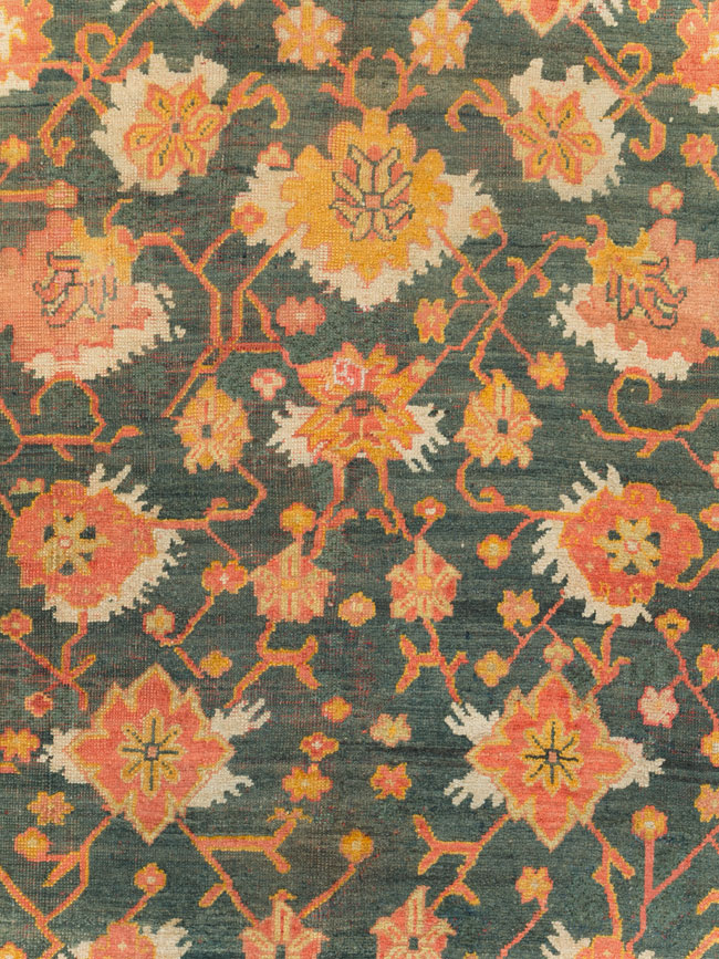 Antique Turkish Oushak Carpet, No.28266 - Galerie Shabab