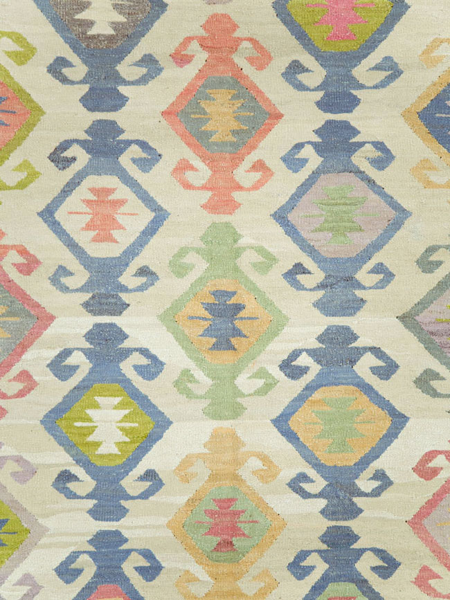 Modern Turkish Flatweave, No.28272 - Galerie Shabab