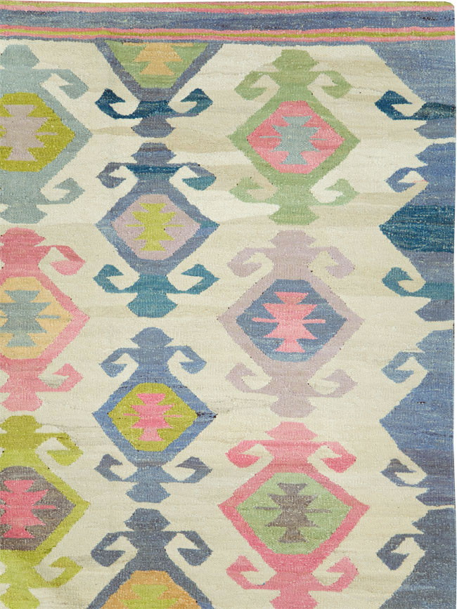 Modern Turkish Flatweave, No.28272 - Galerie Shabab