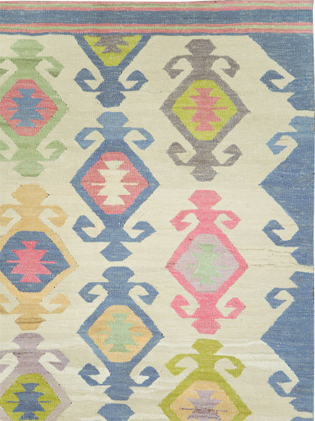 Modern Turkish Flatweave, No.28272 - Galerie Shabab