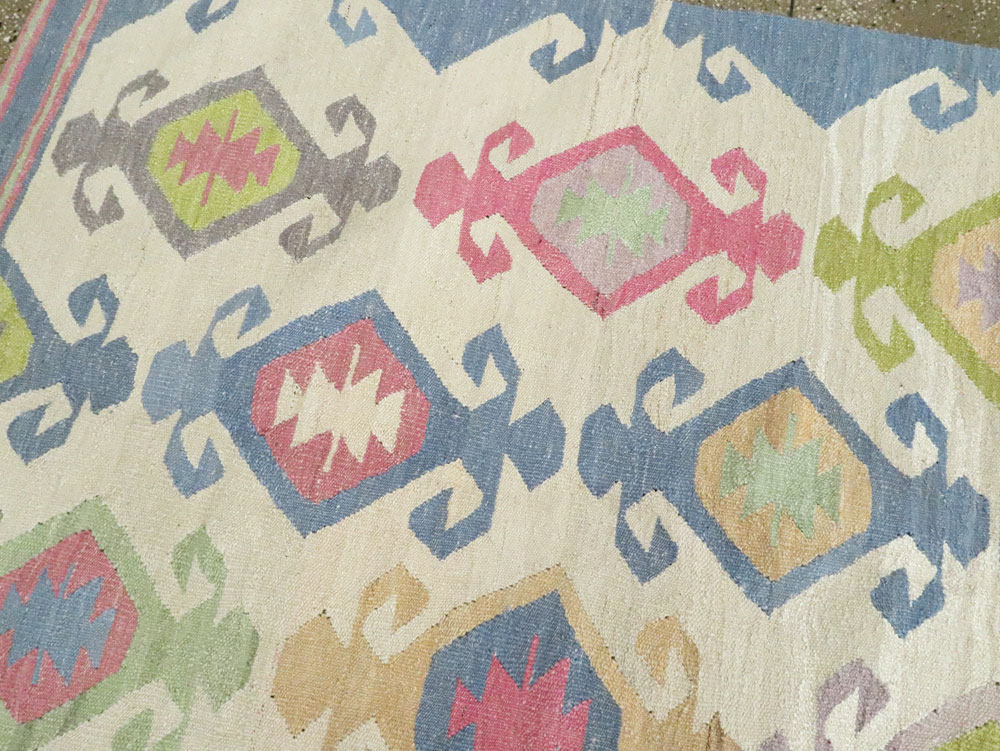 Modern Turkish Flatweave, No.28272 - Galerie Shabab