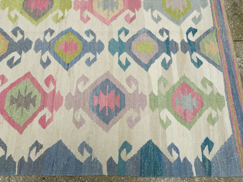 Modern Turkish Flatweave, No.28272 - Galerie Shabab