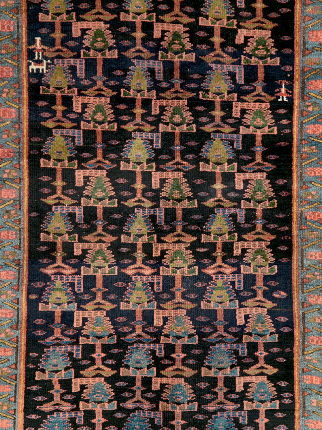 Antique Kurd Bidjar Gallery Carpet, No.28279 - Galerie Shabab