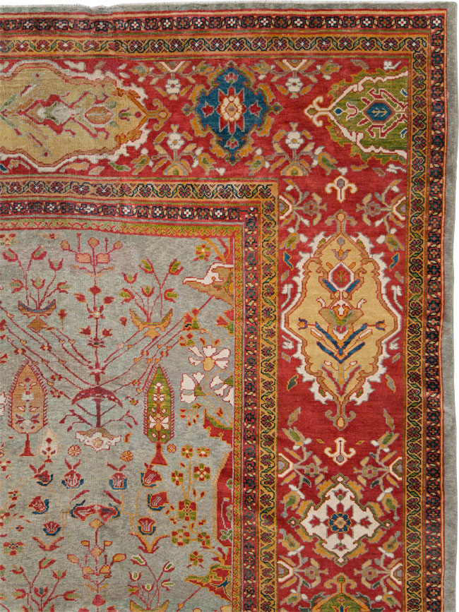Antique Persian Mahal Carpet, No.28281 - Galerie Shabab