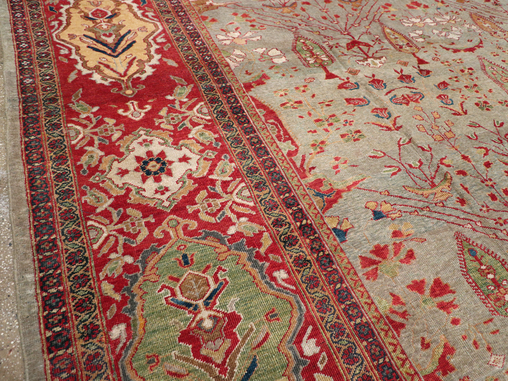 Antique Persian Mahal Carpet, No.28281 - Galerie Shabab