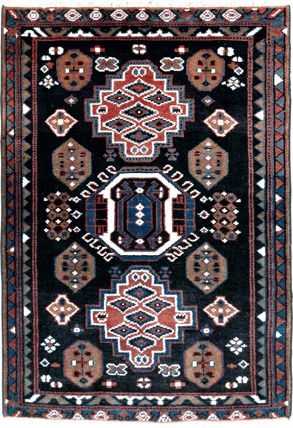 Vintage Persian Malayer Rug, No.28285 - Galerie Shabab