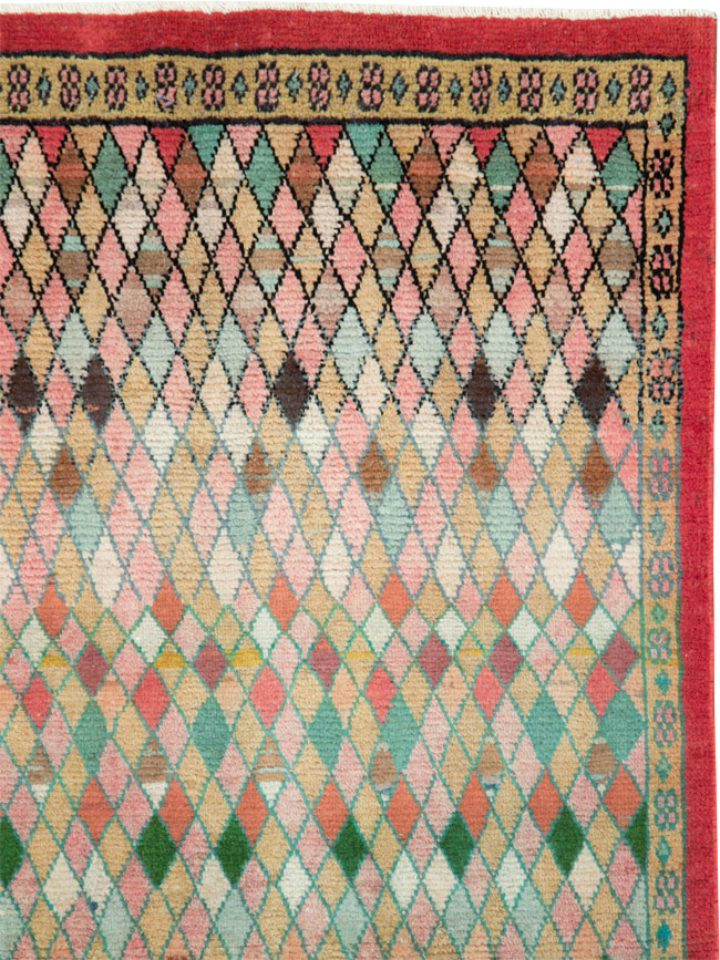 Vintage Persian Mahal Rug, No.28287 - Galerie Shabab