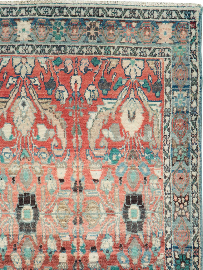 Vintage Persian Hamadan Rug, No.28288 - Galerie Shabab