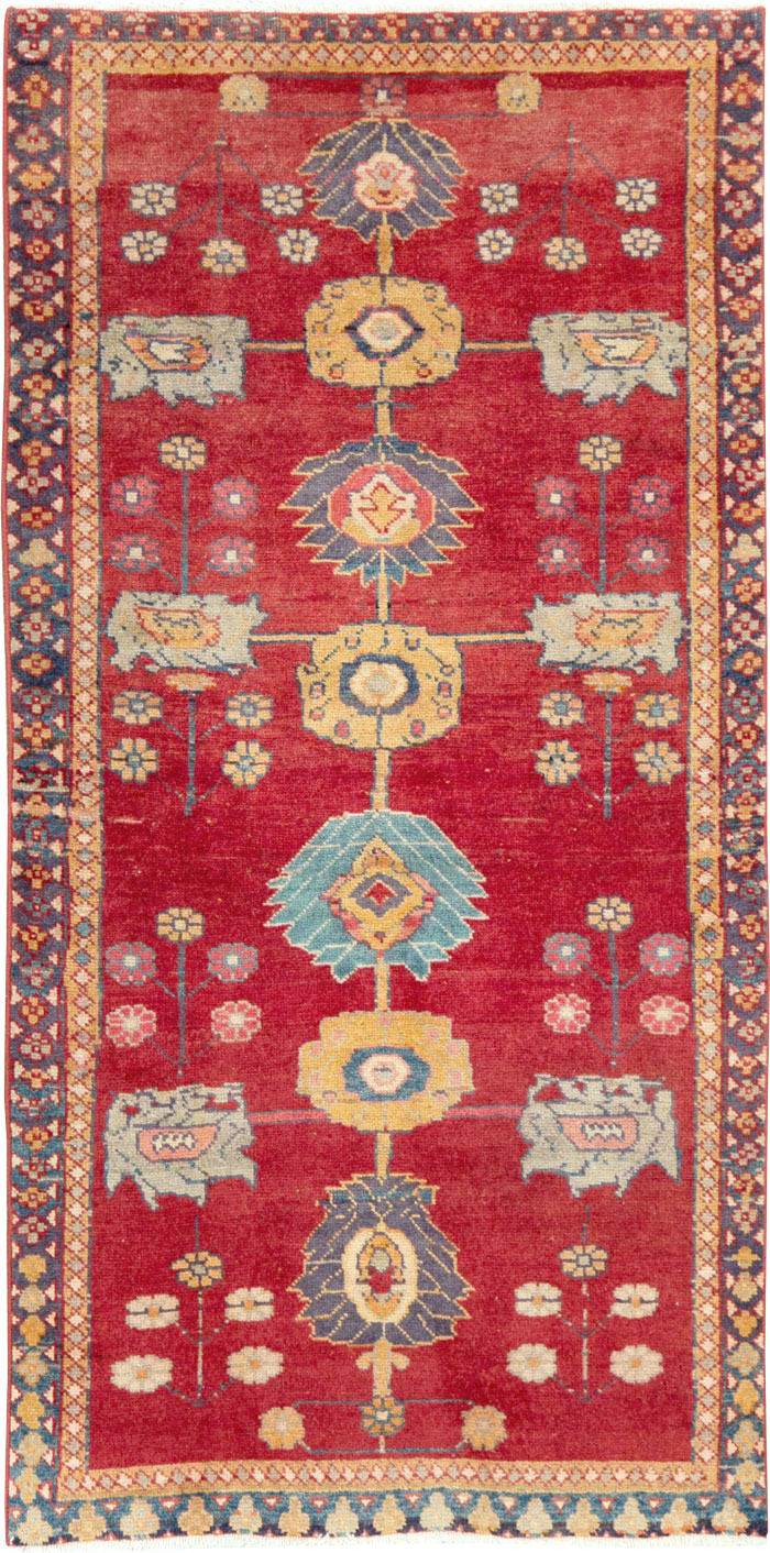 Vintage Persian Mahal Rug, No.28290 - Galerie Shabab