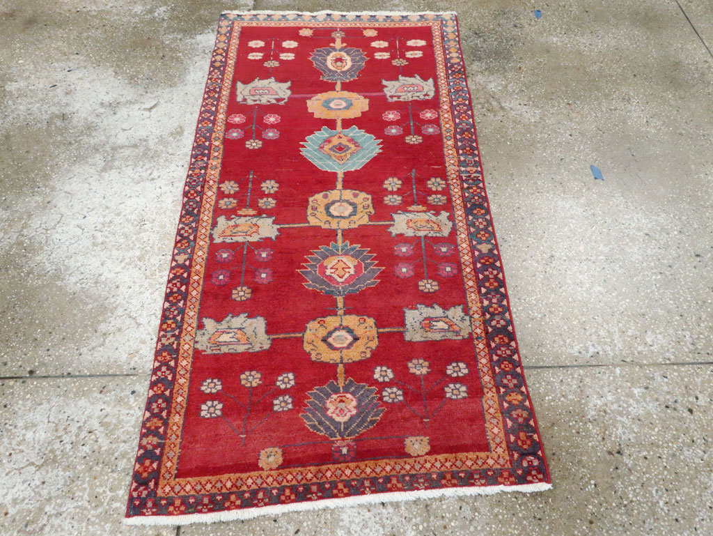 Vintage Persian Mahal Rug, No.28290 - Galerie Shabab
