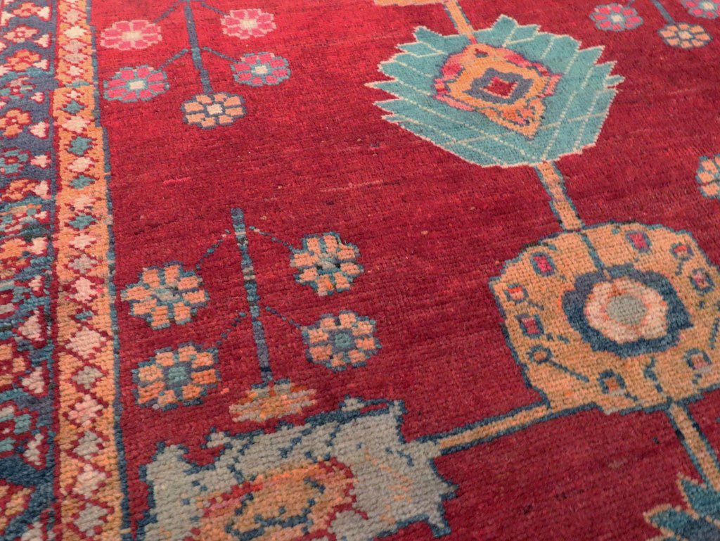 Vintage Persian Mahal Rug, No.28290 - Galerie Shabab