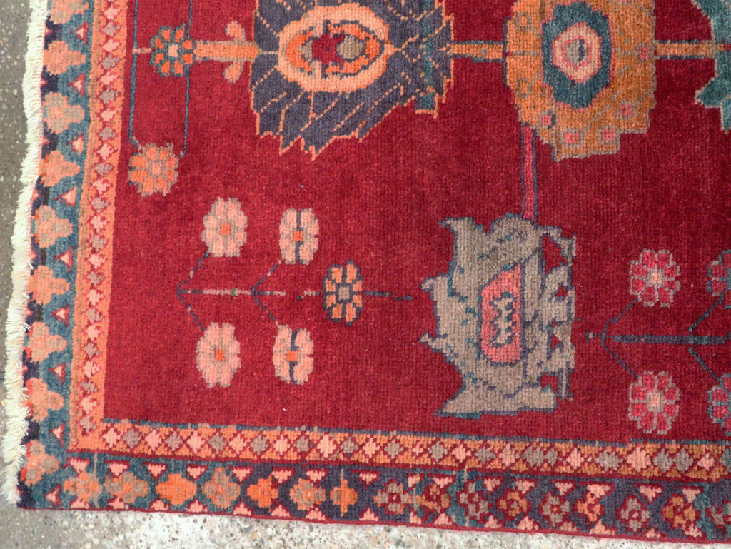Vintage Persian Mahal Rug, No.28290 - Galerie Shabab