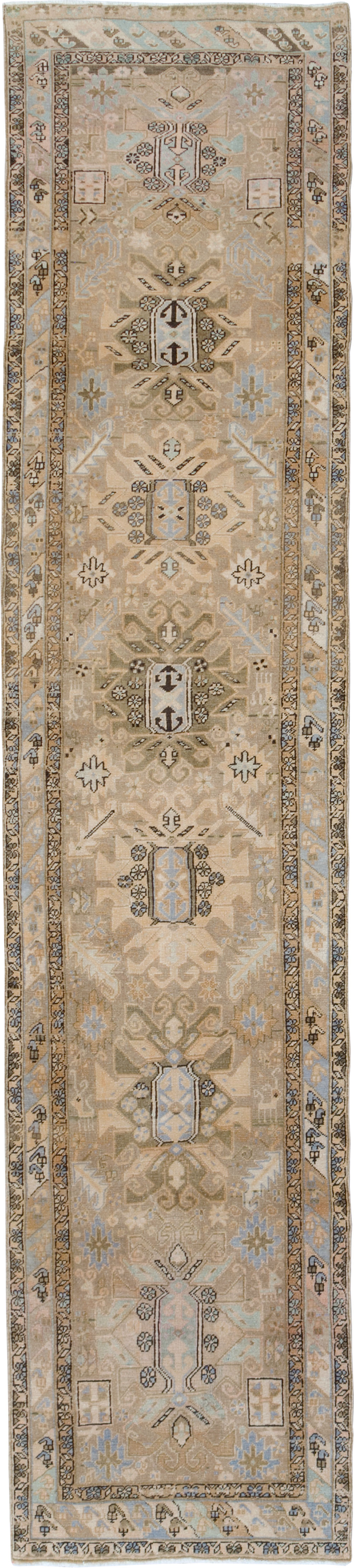 Vintage Persian Heriz Runner (Pair: 1 of 2), No.28293 - Galerie Shabab