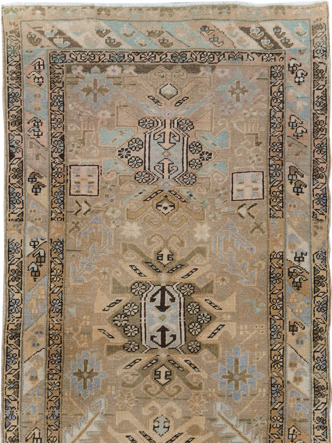 Vintage Persian Heriz Runner (Pair: 1 of 2), No.28293 - Galerie Shabab