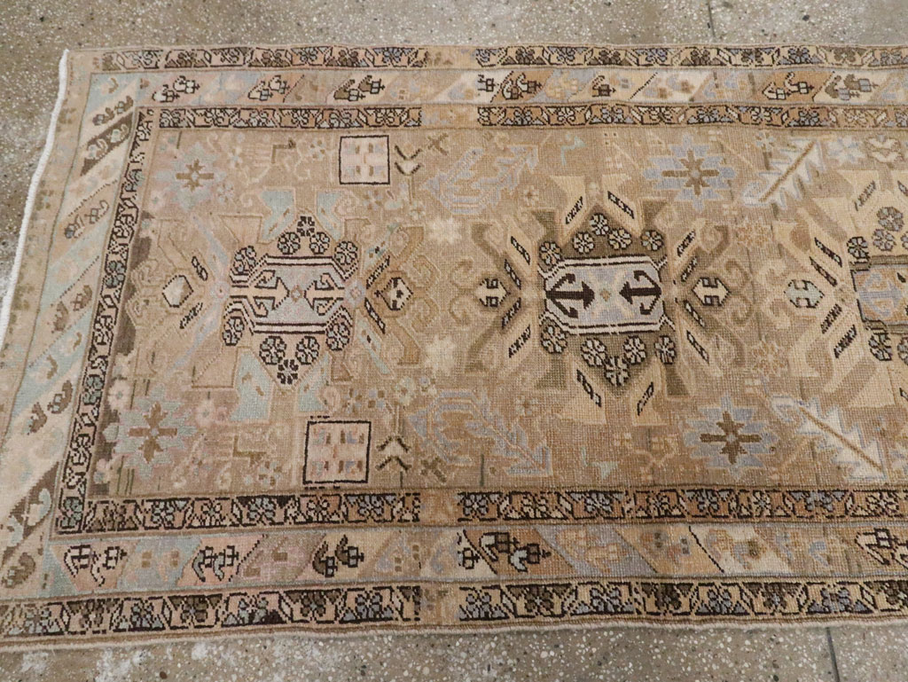 Vintage Persian Heriz Runner (Pair: 1 of 2), No.28293 - Galerie Shabab